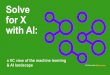 Solve for X with AI: a VC view of the Machine Learning & AI landscape [Sept- Update]