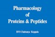 Pharmacology of Proteins and peptides