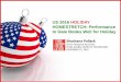 US 2016 Holiday Homestretch: Performance to Date Bodes Well for Holiday