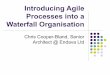 Introducing agile processes into a waterfall organisation
