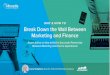 Webinar: Why & How to Break Down the Wall Between Marketing and Finance