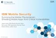 Surviving the Mobile Phenomenon: Shielding Mobile Apps from Critical Vulnerabilities