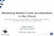 Modeling Mobile Code Acceleration in the Cloud