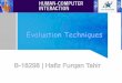 Human Computer Interaction Evaluation