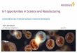 IoT Opportunities in Science and Manufacturing