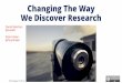 Changing The Way We Discover Research