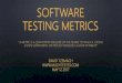 Software testing metrics | David Tzemach