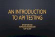 An introduction to api testing | David Tzemach