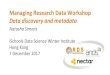 Ischools workshop - 4 - data discovery