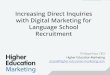 Increasing direct inquiries with digital marketing for language school recruitment