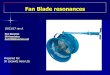 Fan blade resonances