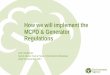 John Henderson - How the Environment Agency will Implement the MCPD & Generator Regulations