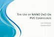 The use of nano ZnO on PVC Compounds