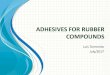 Adhesives for rubber compounds