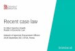 Recent case law on EU Institutional procurement
