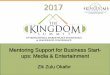Mentoring Support for Business Start-ups: Media & Entertainment by Zik Zulu Okafor