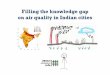 Filling the Knowledge Gap on Air Quality in Indian Cities