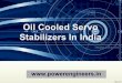 Oil cooled servo stabilizers in india
