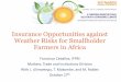 Insurance Opportunities Against Weather Risks for Smallholder Farmers in Africa