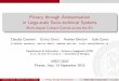 Privacy through Anonymisation in Large-scale Socio-technical Systems: Multi-lingual Contact Centres across the EU