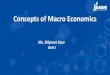 Concepts of Macro Economics