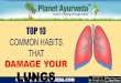 These Common Habits Can Be Harmful for Your Lungs