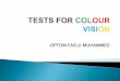 Colour vision test