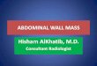 Abdominal wall mass