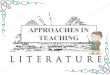 Approaches in Teaching Literature