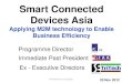 Applying M2M/IoT technology to enable Business Efficiency