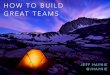 How to build great teams