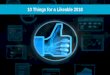 10 Things for a Likeable 2018
