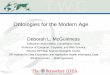 Ontologies For the Modern Age - McGuinness' Keynote at ISWC 2017