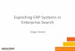 Exploiting ERP Systems in Enterprise Search