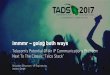 TADSummit, Going both ways - Telecom's potential of an IP comms platforms next to the classic Telco Stack