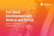 Full Stack Development with Node.js and NoSQL