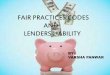 fair practices codes and lenders liability