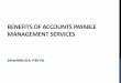Benefits of Accounts Payable Management Services