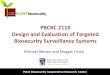 Design and Evaluation of Targeted Biosecurity Surveillance Systems