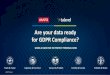 Are Your Data Ready for GDPR? (with MAPR and Talend)
