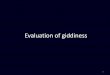 13 eval of giddiness