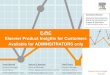 E-PIC Elsevier Product Insights for Customers - Available for Administrators only
