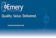 Emery Pharma  corporate presentation 2016
