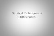 surgical interventions in orthodontics