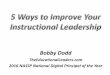5 Ways to Improve Instructional Leadership