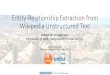 Entity-Relationship Extraction from Wikipedia Unstructured Text - Overview