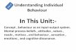 Understanding individual behaviour