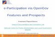 E participation via open gov
