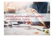 Employment law update, January 2018, Exeter