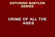 Crime of all the ages